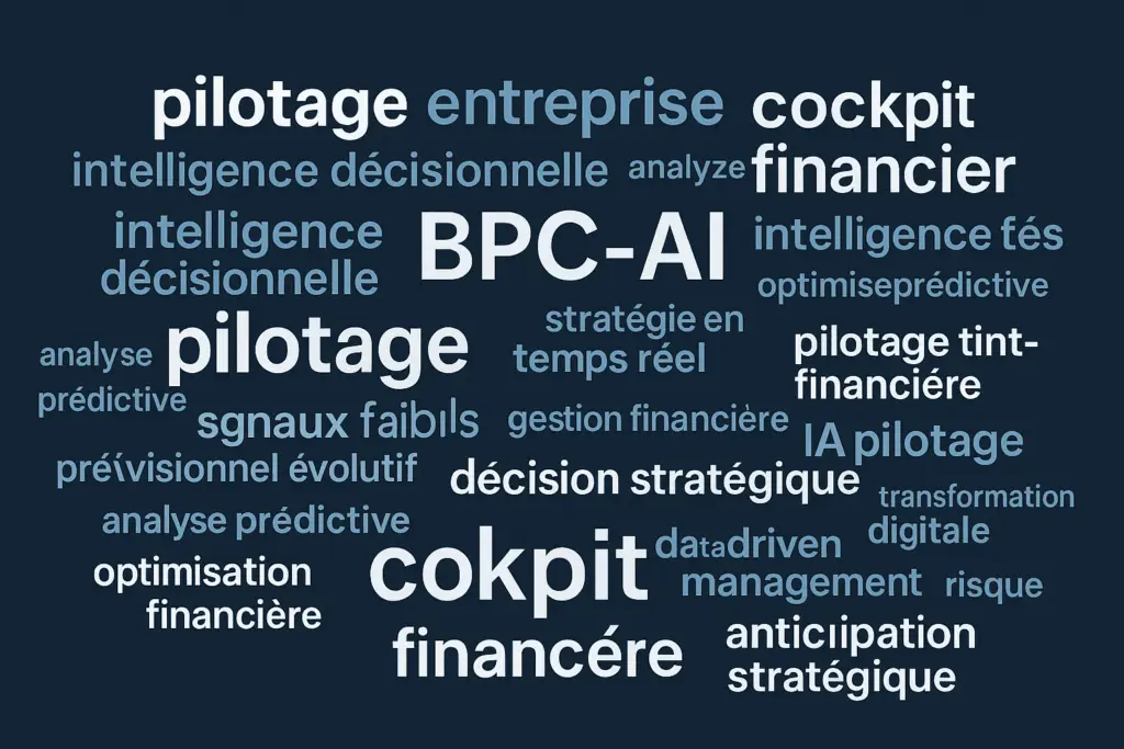 ChatGPT Image Dec 9 2025 10 55 04 PM 1 Cockpit d’avion stylisé affichant des indicateurs financiers, illustrant l’idée de lire son entreprise comme un pilote lit son cockpit.